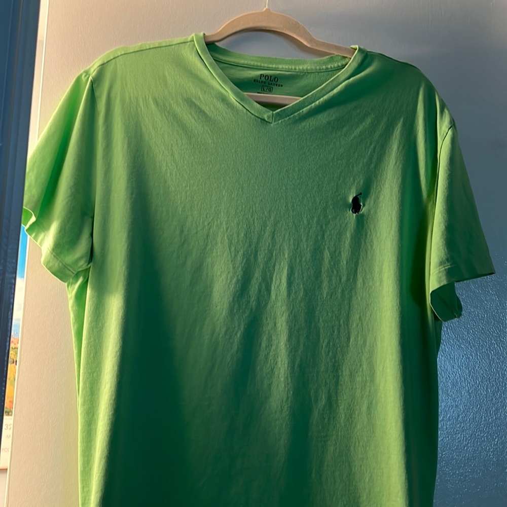 Men’s Ralph Lauren Polo shirt, V-neck. Large